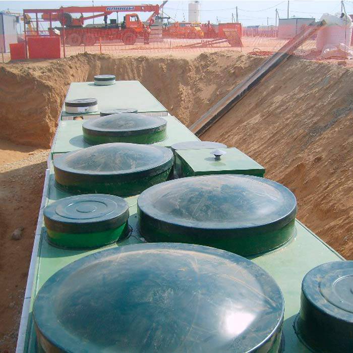 Хозяйственно-бытовой сток - строительный городок, респ. Калмыкия