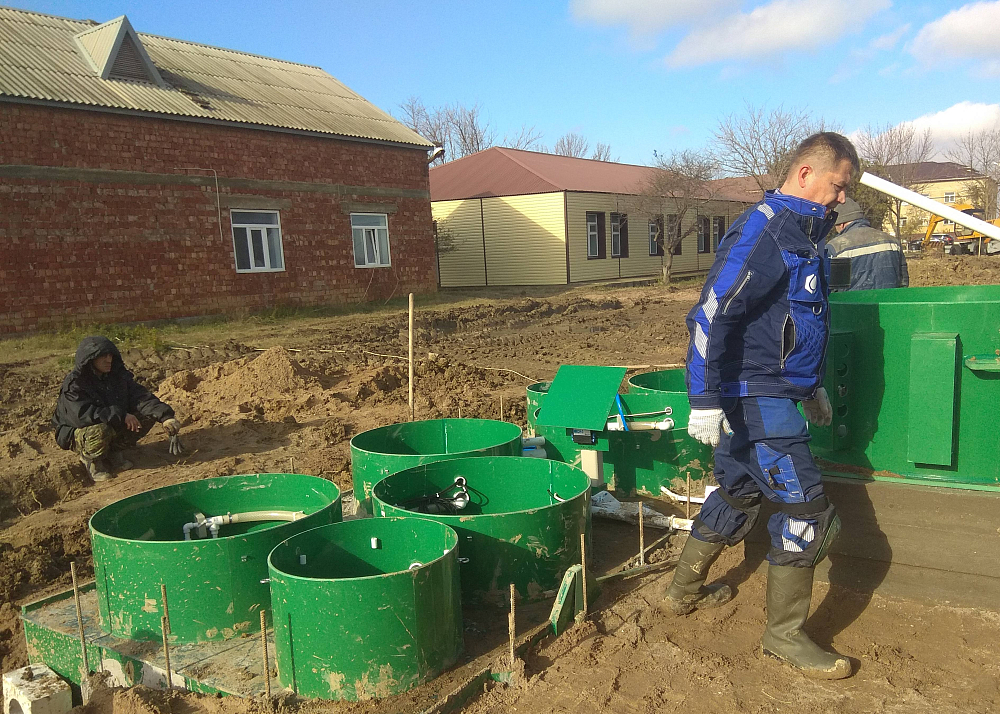 Хозяйственно-бытовой сток - 20 м3 в сутки, инфекционная больница, р. Дагестан, г. Избербаш